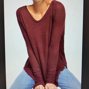 Beautiful thick free people thermal